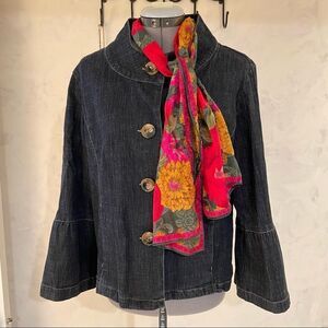 Lucious Floral Silk scarf Mint Vintage roses dahlias Mums reds greens fuschias